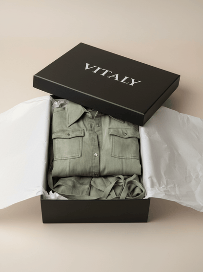 Emily | Long vintage sage green dress