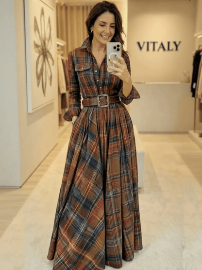 Scarlett | Belted Shirt Dress