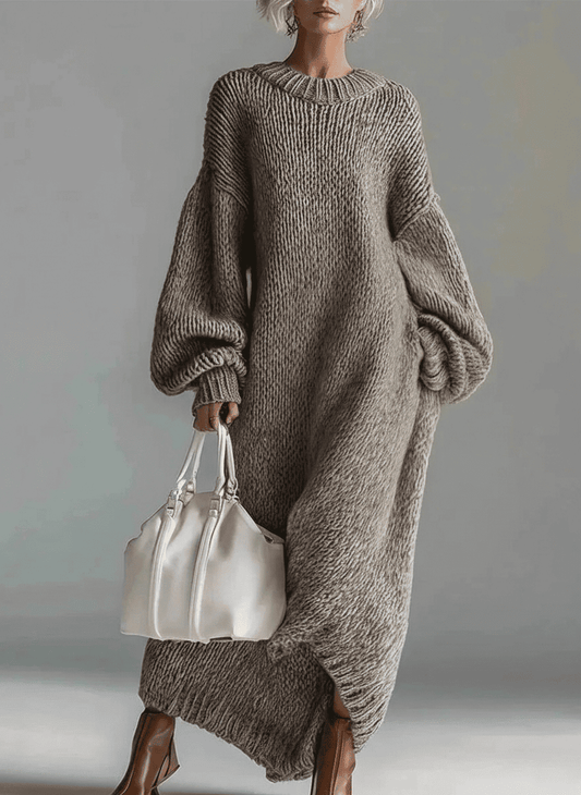 Megan | Elegant Knit Maxi Dress